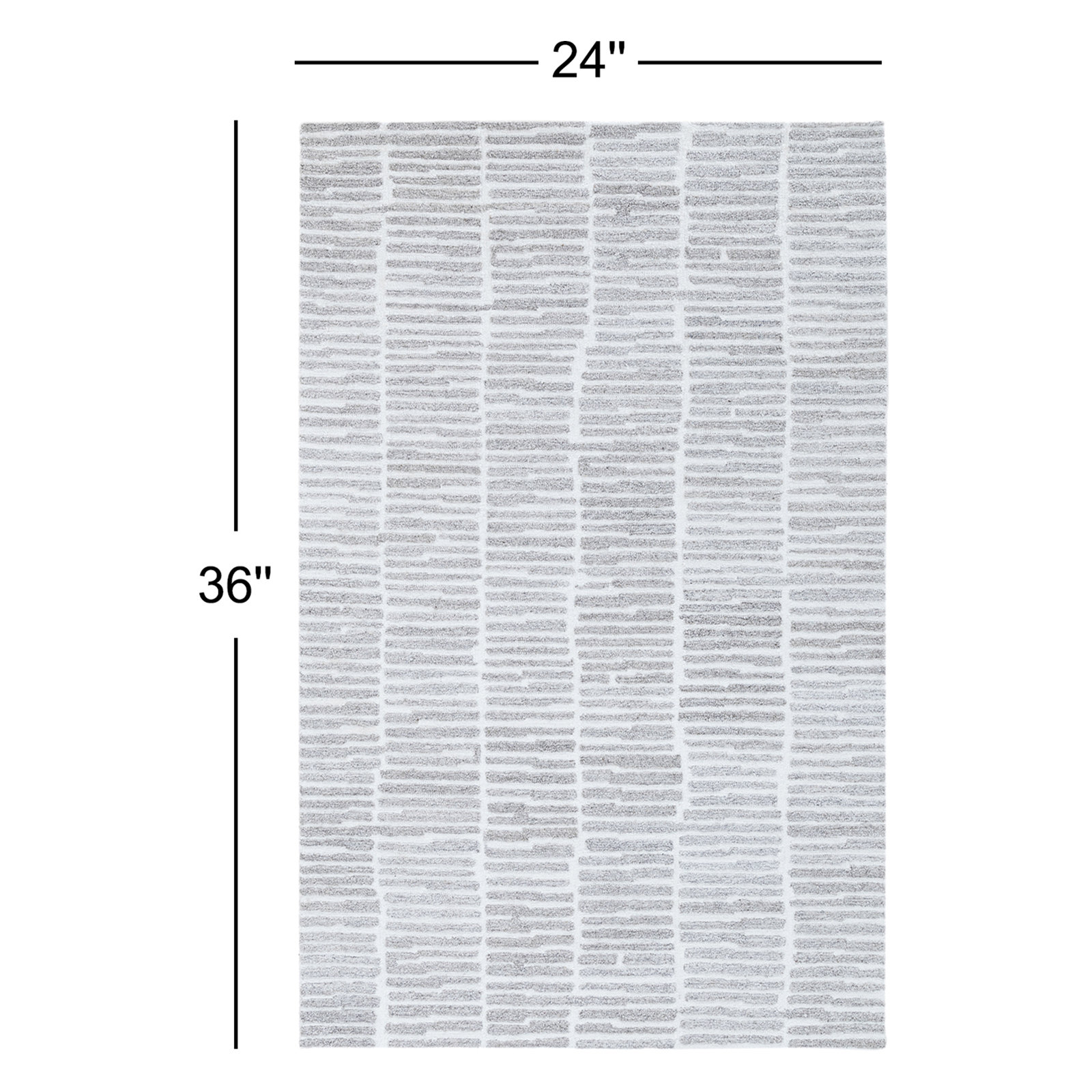 Finton Hand-Tufted Striped Rug, Rectangle 2' x 3'