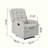 Sydenham Tufted Manual and Handle Recliner-1446304313