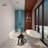 67" x 33.5" Freestanding Soaking Solid Surface Bathtub