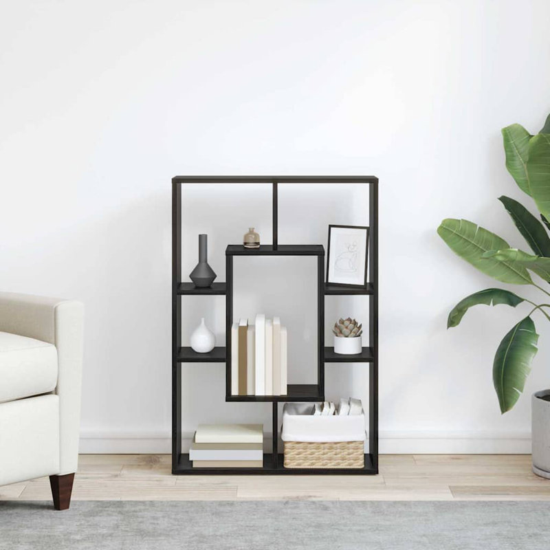 Book Cabinet Engineered Wood Indoor Storage Freestanding Bookcase
