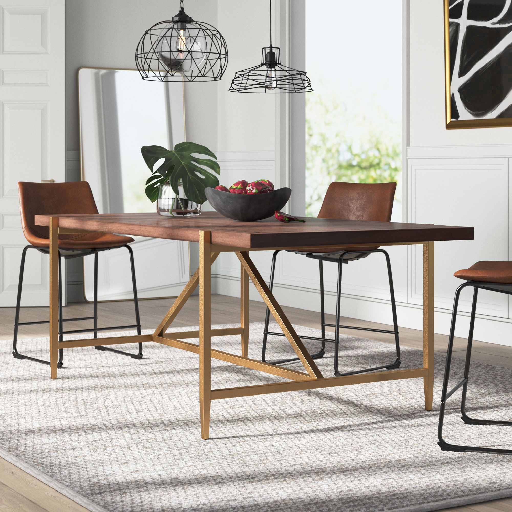 Mercury Row® Gerrity Dining Table & Reviews Wayfair