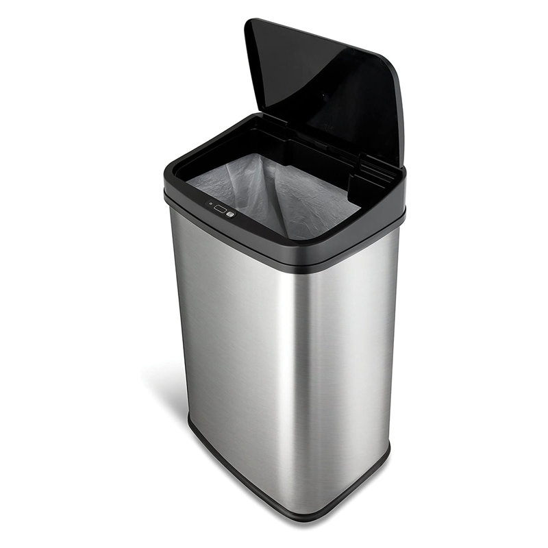 Poubelle à capteur de mouvement 13,2 gallons