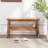 Lund Solid Wood Bench With Shelf-1846888729