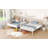 Full Over Full Metal Bunk Bed, White