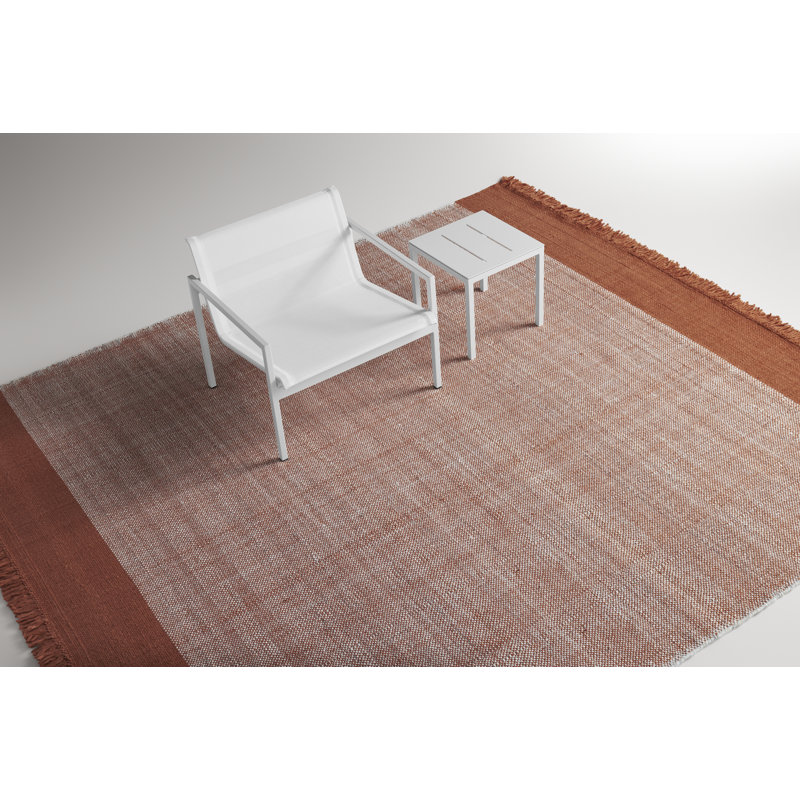 Headwind Striped Area Rug in Copper, Rectangle 8' x 10'
