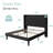 Chic Velvet Upholstered Platform Bed With Storage Shelf And Charging Station Wingback Headboard, Wooden Slats-1061874380-1061874376