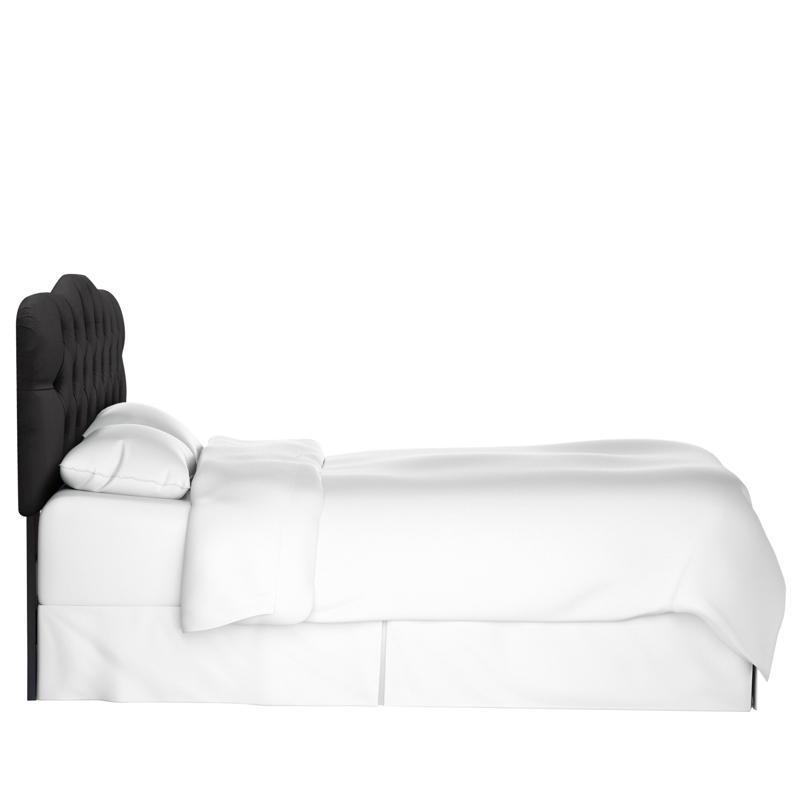 Rodan Headboard, Queen, Classic Black Performance Velvet