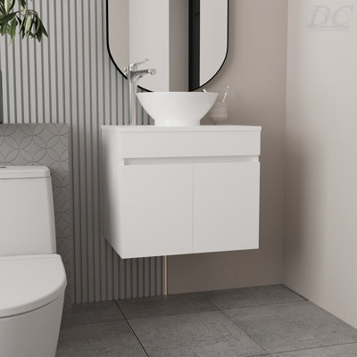 Meuble-lavabo vasque Manchester, tablette ouverte