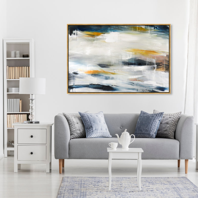 Pacific Waves Painting, Wrapped Canvas, 30" H x 24" W