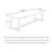 Simple rectangular solid wood dining table-110359120