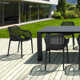 Farrah 39.37'' Rectangular 8 - Person Outdoor Dining Set