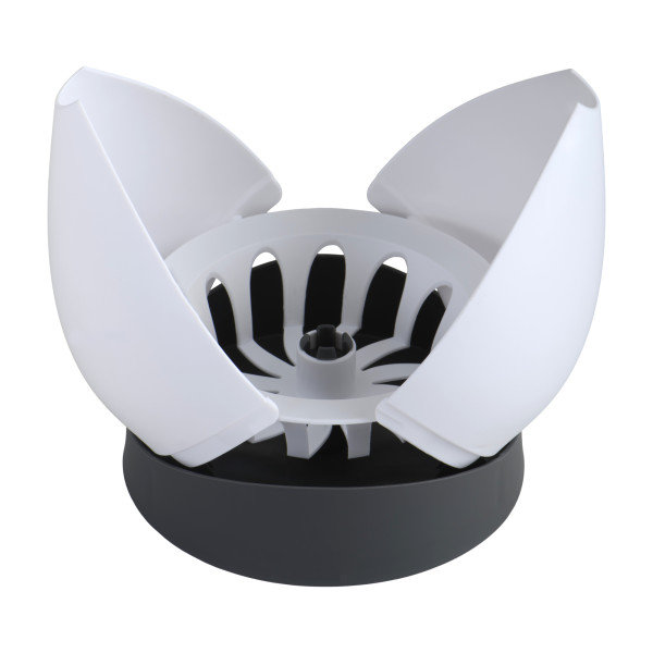White Ergonomic Toilet Plunger with Hideaway Caddy