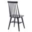 Chaise d'appoint en bois massif à haut dossier Sharyce