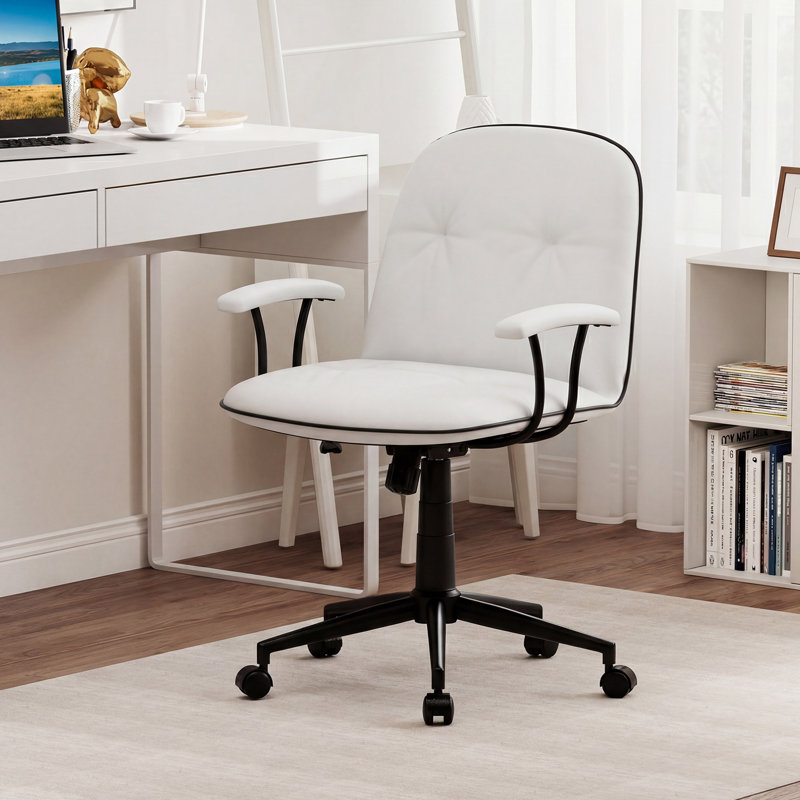 Inbox Zero Office Chair, White