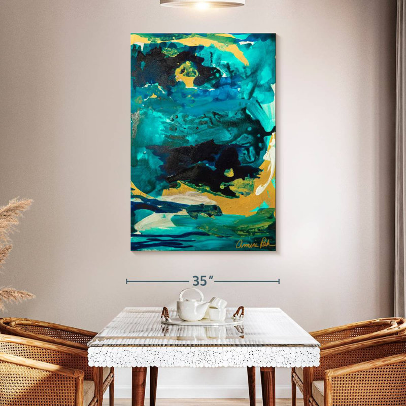 Avery Royal Blue, 51" H x 34" W