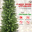 Arbre de Noël moderne 5 pi avec crayon vert PVC-2074263589-2074263598