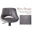 Tabouret tournant à hauteur réglable Licon-979283463