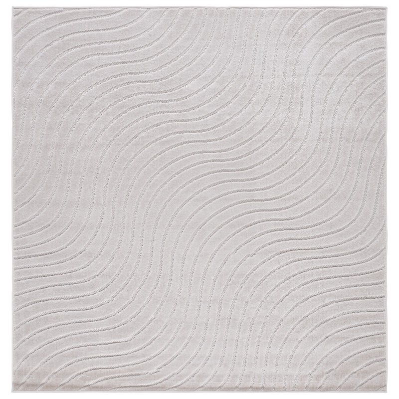 Stella Performance Abstract Indoor Rug, Square 6'7"