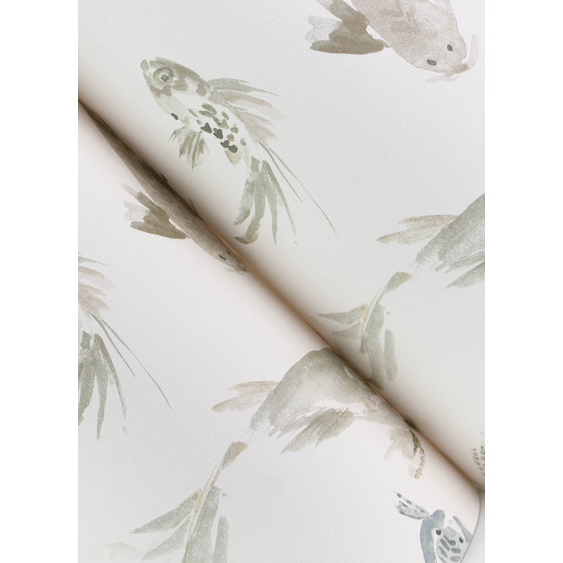 Papier peint Koi, Pierre