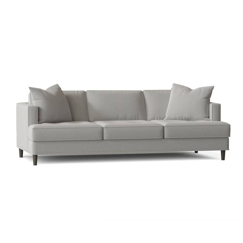 Upholstered 84'' Sofa, Gypsy Vapor Performance Microfiber