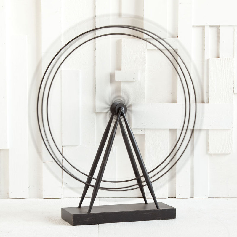 London Eye Sculpture, 27" H x 25" W x 3" D