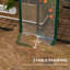Sylven Mini Lean-To Greenhouse With Six Shelves And Steel Frame