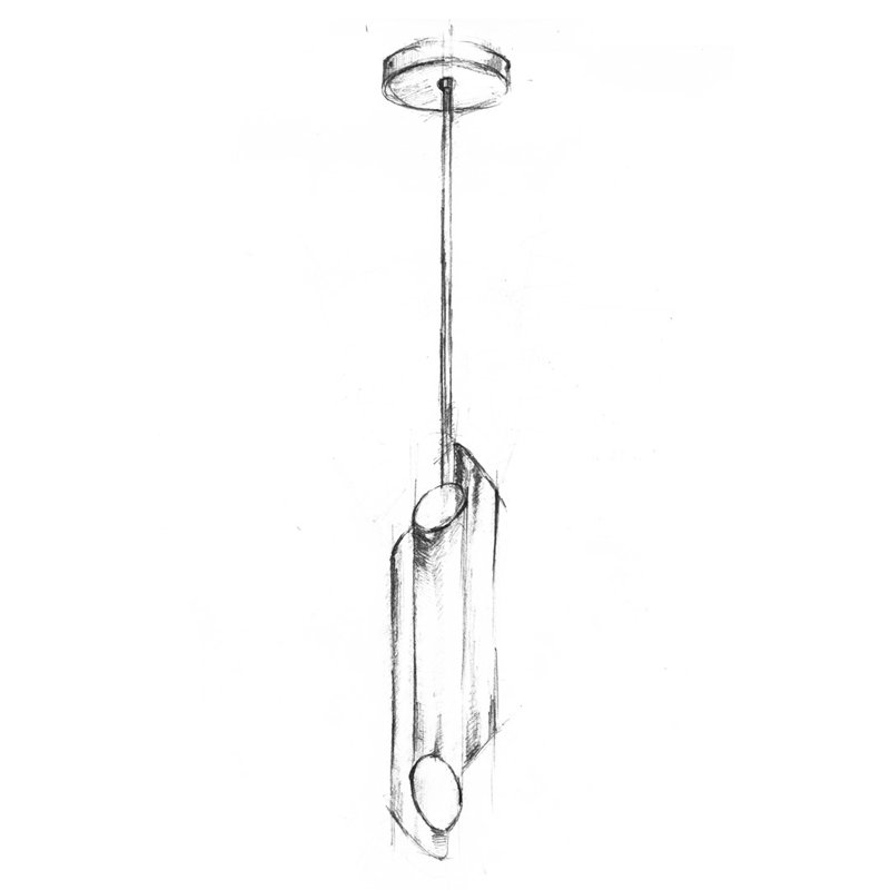 Libra 6 - Light Novelty Pendant, Gold colours