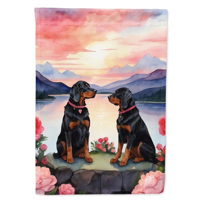 Double Sided 40'' H x 28'' W Polyester Valentine's Day House Flag