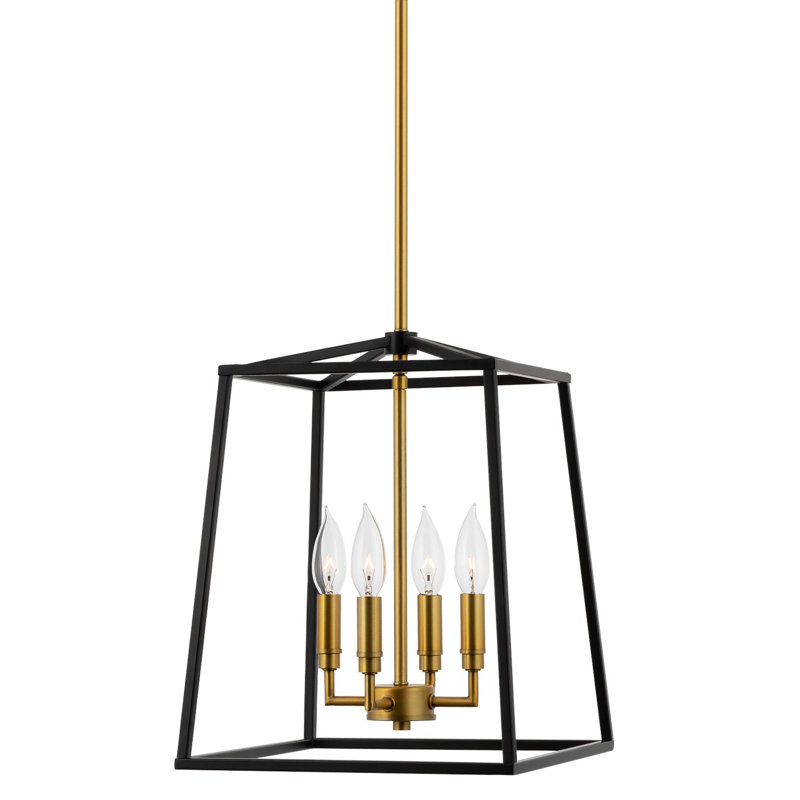 Lustre géométrique à 4 lumières Cenaida