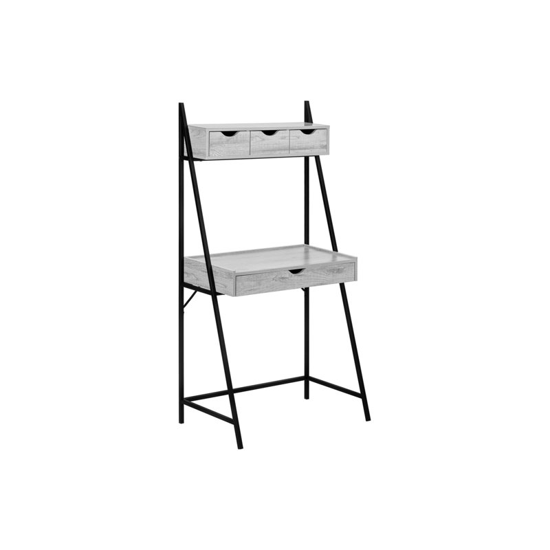Bureau d'ordinateur, Gris