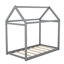 Lit simple en bois sans sommier