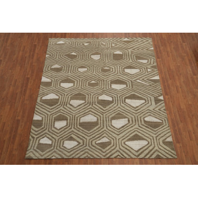 All-Over Handmade Modern Area Rug 8x10