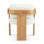 Ensemble de 2 chaises de salle à manger avec dossier coussiné, structure en bois massif-622728904-622728910