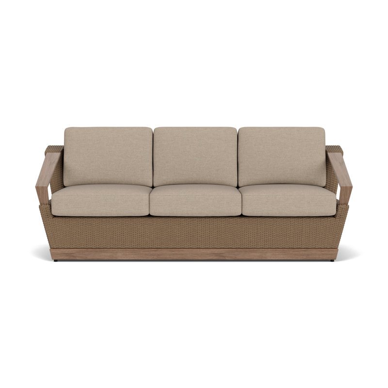 Charisma Outdoor 3 - Seat Patio Sofa, Demo Oatmeal