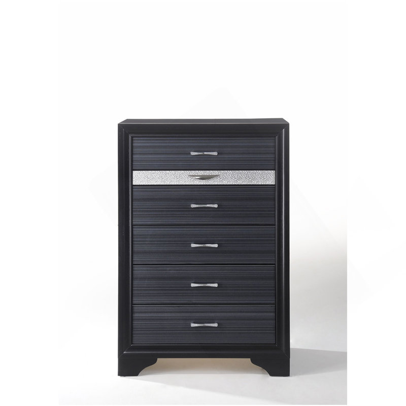 Naima Black Finish Chest