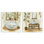 Plantes traditionnelles de salle de bain vert sauge