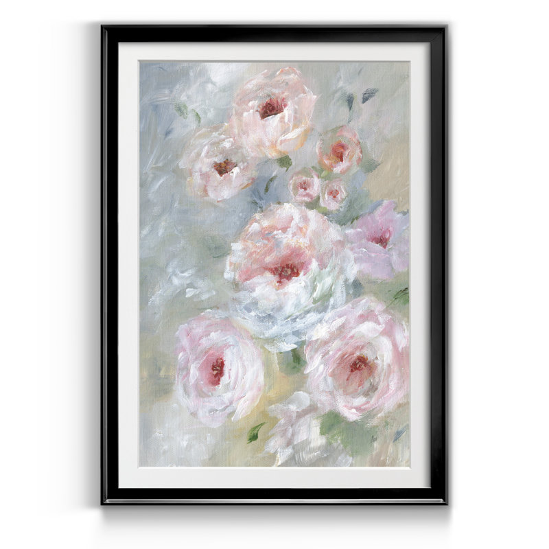 Rush of Blush - Reproduction d'art sur papier encadrée, Cadre noir, H 18,5 po x l 24,5 po x P 1,5 po