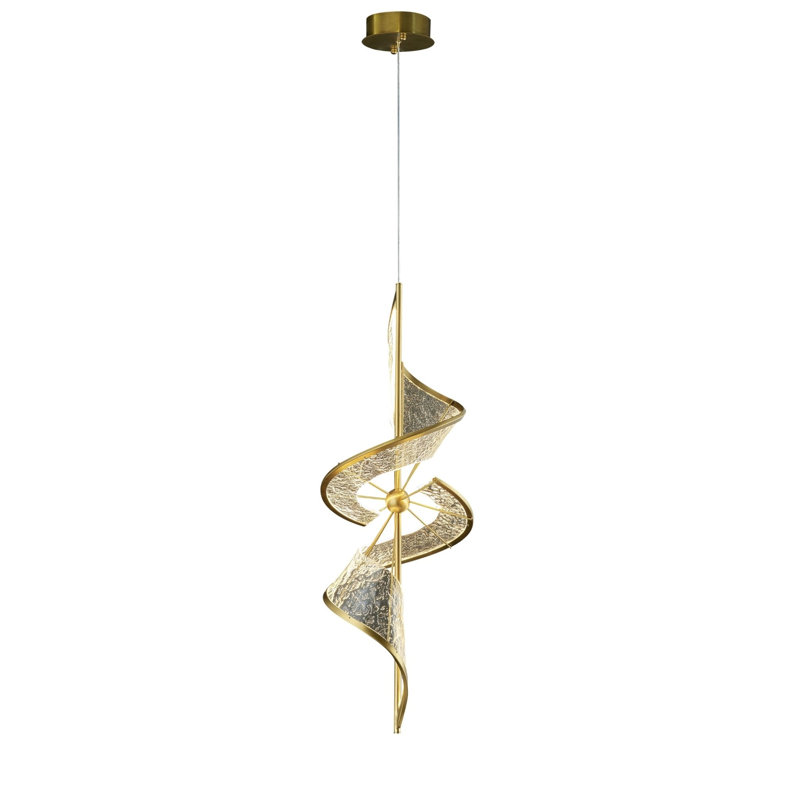 Luminaire suspendu en spirale à DEL 36 "Rhythm