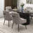 Dinnington Velvet Upholstered Side Chair With Black Legs-480444288