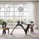 Middle ancient style rock slab dining table