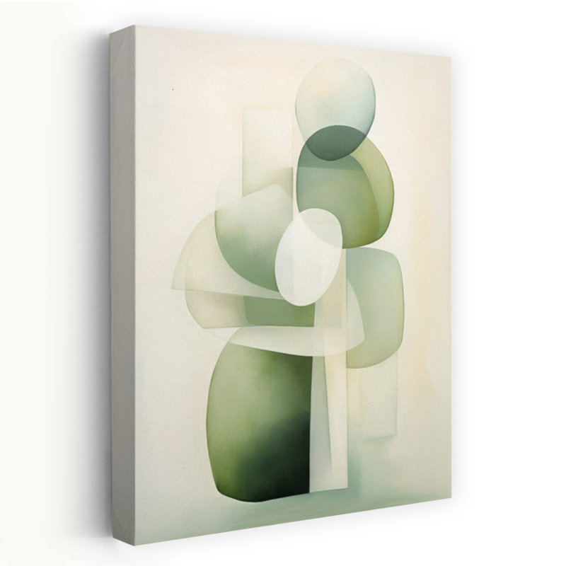 Art contemporain abstrait géométrique, H 24 po x l 16 po