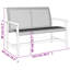 Orfalinda Outdoor Bench-1570362633