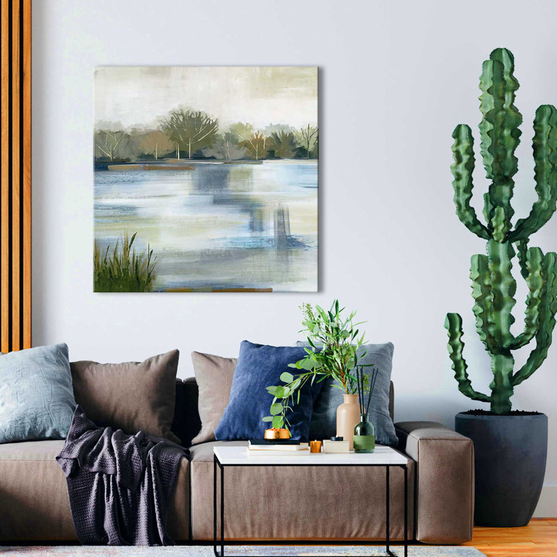Roads Not Taken - Peinture sur toile avec cadre flottant, H 24 po x l 24 po x P 1,5 po, Toile tendue