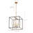 4-black gold adjustable iron pendant light