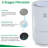 WBM Air Purifier for 1440 Cubic Feet with Fresh Hepa Filter for Allergens, Odors and Pet