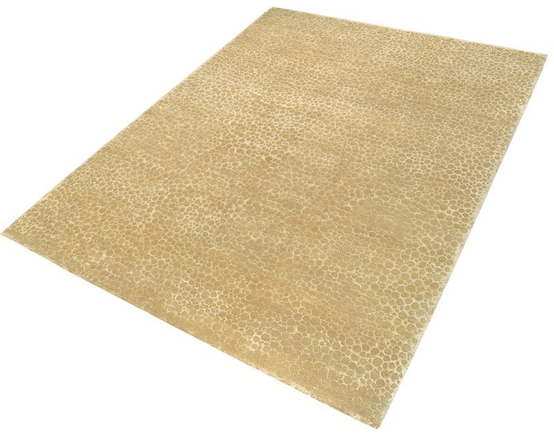 Moondrops Area Rug in Gold, Rectangle 8' x 10'