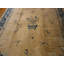 Tapis antique antique chinois à motif floral ivoire des années 1900