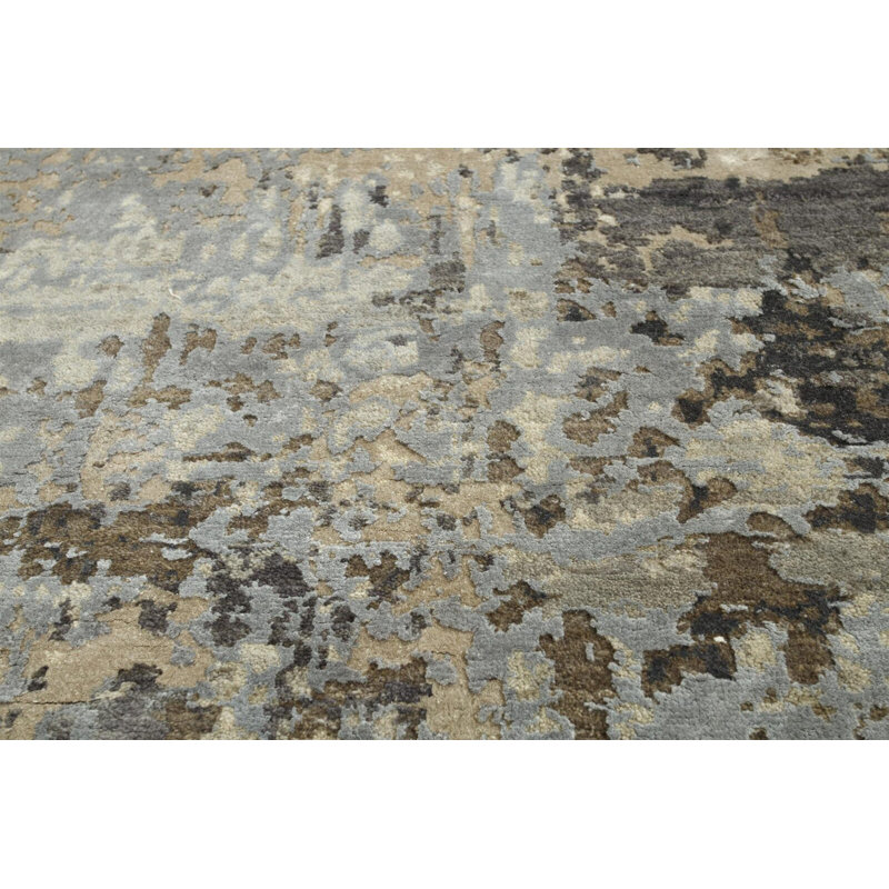 Tapis contemporain noué à la main Dover