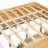 Queen Size Platform Bed Frame With 4 Storage Drawers And Footboard Storage Cubby, No Headboard, Modern Space-Saving Design-Natural-1659161603