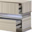 Table de chevet Velmora - gris